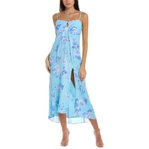 LAST CHANCE BEFORE DONATING: Hutch Erika Dress - Blue Floral High Low Dress